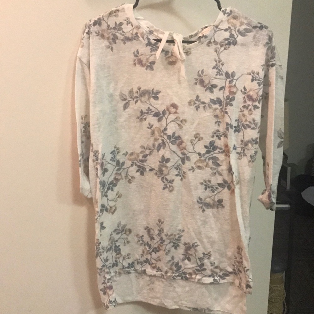 Lauren Conrad relaxed fit floral top